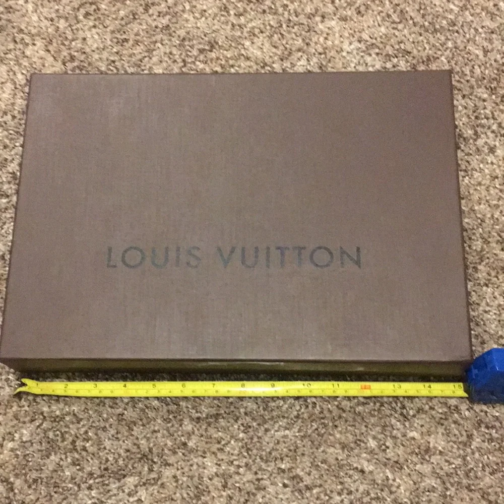 Authentic Louis Vuitton Brown Medium Box 15”x10”x2” Gift Box